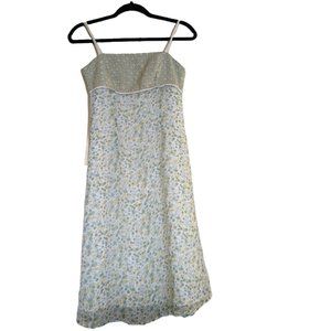 Elly y2k Vintage Knee Length Dress Light Green Size S